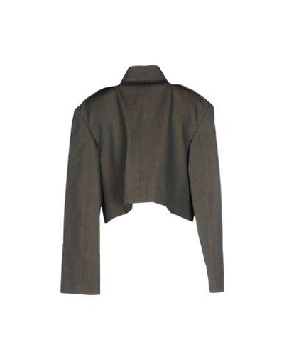 Shop Marc Jacobs Blazer In Military Green