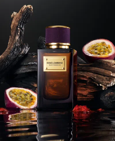 Dolce & Gabbana Velvet Passion Oud With Passion Fruit 3.4oz/100ml In Transparent