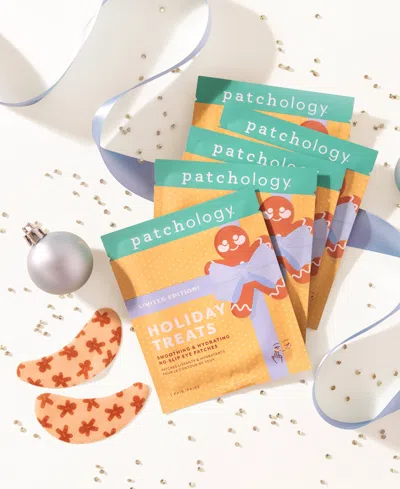 Patchology 5-pc. Limited-edition Holiday Treats Smoothing & Hydrating No-slip Eye Patches Set In Transparent