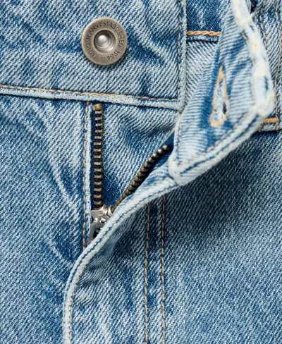 Mango Women's Mid-rise Balloon Jeans In Blue