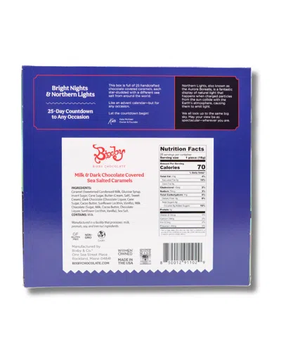 Bixby Chocolate Bright Nights And Northern Lights Caramel Advent Calendar, 25 Pieces In Multi