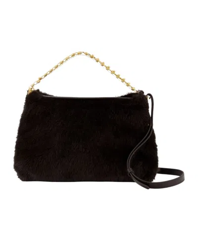 Vanessa Bruno Everyday Chain Gm Shoulder Bag In Brown