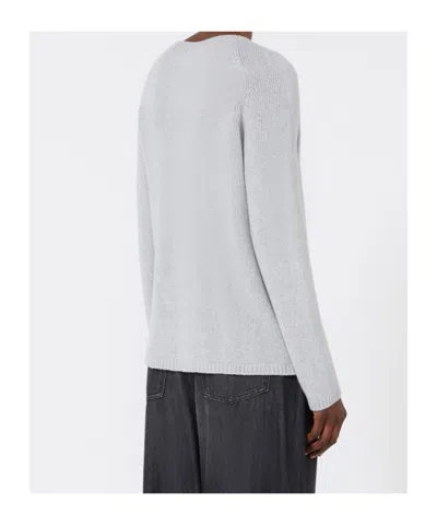 Max Mara Comfortable Wool And Cashmere Sweater In Gray