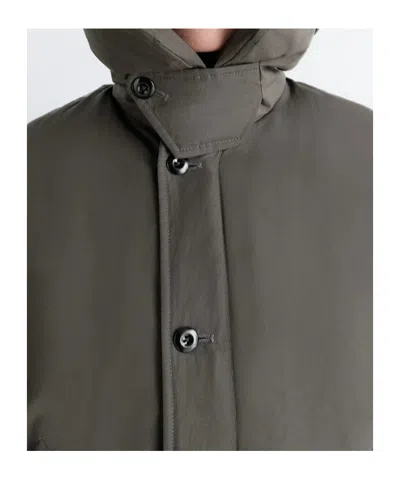 Lemaire Women Brown Water-repellent Puffer Blouson In Brown