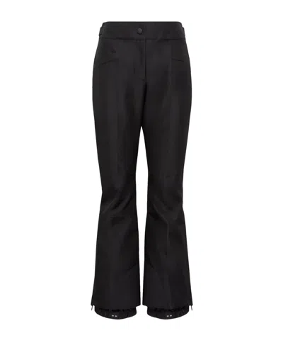 Moncler Flared Ski Pants In Tech Fabric In Black