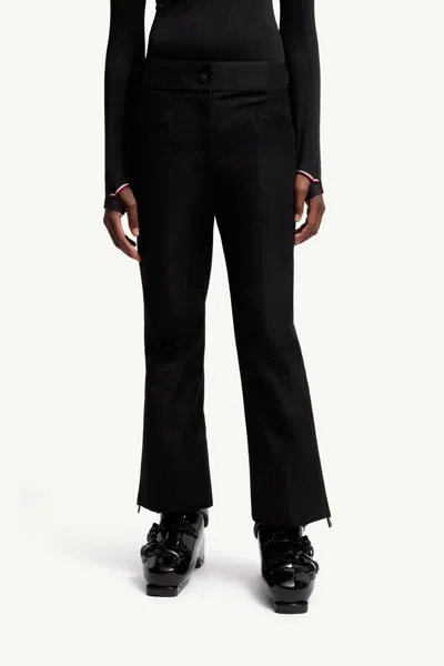 Moncler Flared Ski Pants In Tech Fabric In Black