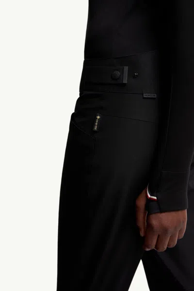 Moncler Flared Ski Pants In Tech Fabric In Black