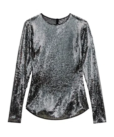 Isabel Marant Hilda Top In Gray