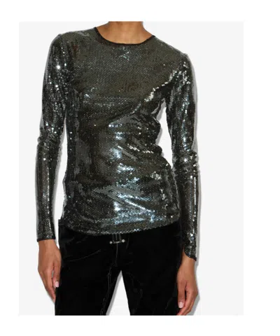 Isabel Marant Hilda Top In Gray