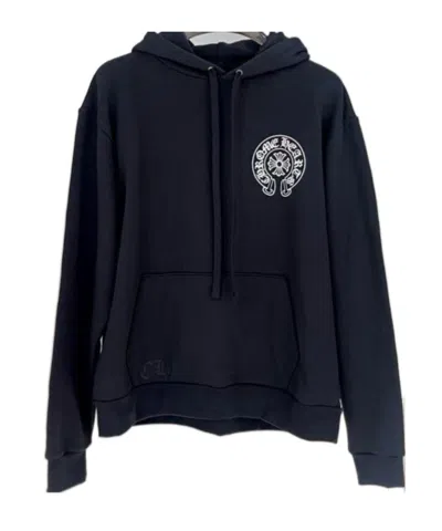 Chrome Hearts Drawstring Hooded Sweatshirt In Blue