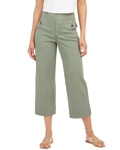 Spanx ® Stretch Twill Cropped Pant In Green