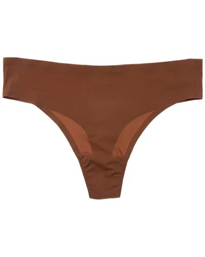 Spanx Smooth Fit-to-you Thong In Brown
