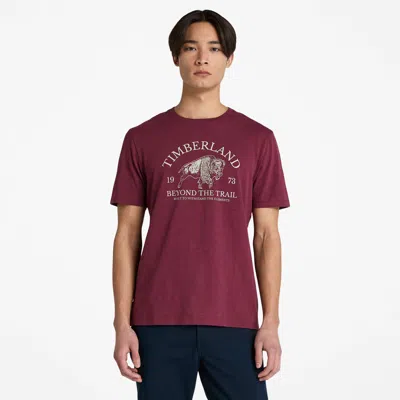 Timberland Men's Graphic Short-sleeve T-shirt In Red