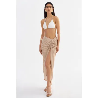 Lamarque Sanna Maxi Skirt In Gold