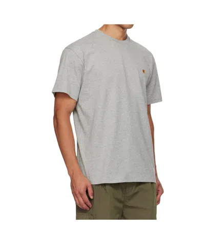 Carhartt Chase Short Sleeve T-shirt In Gray