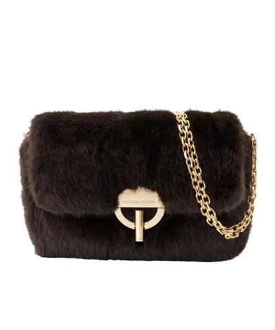 Vanessa Bruno Moon Moyen Shoulder Bag In Brown