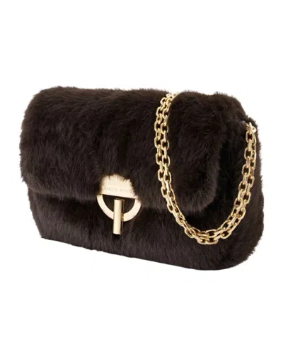 Vanessa Bruno Moon Moyen Shoulder Bag In Brown