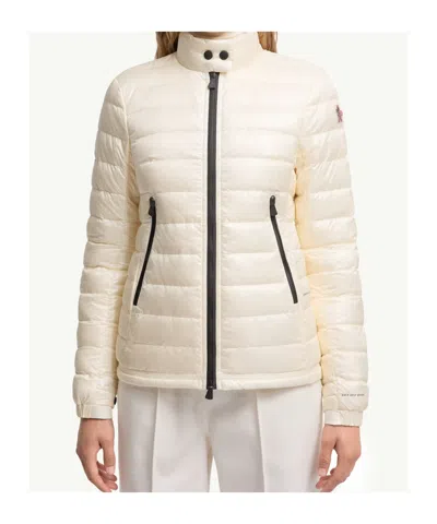 Moncler Grenoble Ivory Nylon Walibi Down Jacket In Neutral
