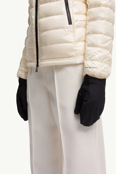 Moncler Grenoble Ivory Nylon Walibi Down Jacket In Neutral