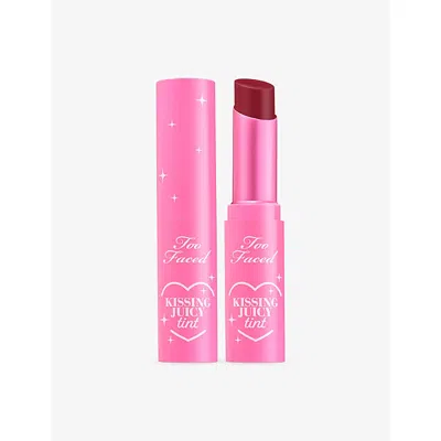 Too Faced Raspberry Kissing Jelly Juicy Tint Lip Balm 3g In Pink