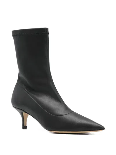 P.a.r.o.s.h Pointed-toe Sock Boots In Black