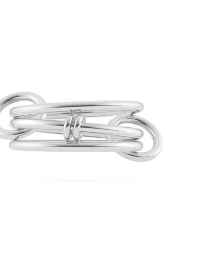 Spinelli Kilcollin Sterling Silver Interlocking Ring In Metallic