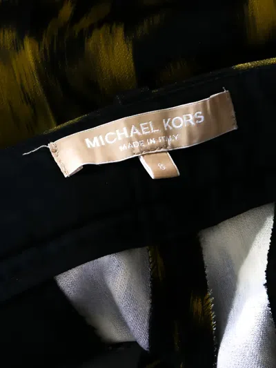 Pre-owned Michael Kors Vintage 2024 Ikkat Pocket Trousers