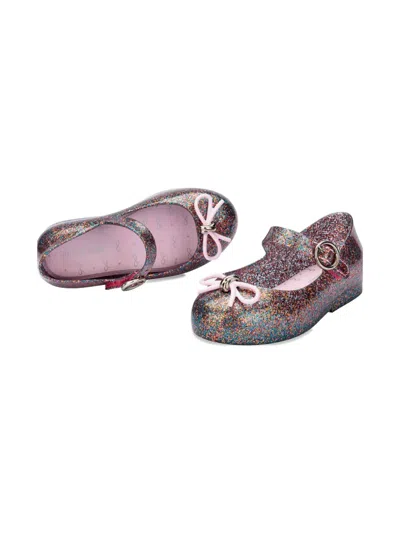 Mini Melissa Sweet Love Ballerinas In Multi