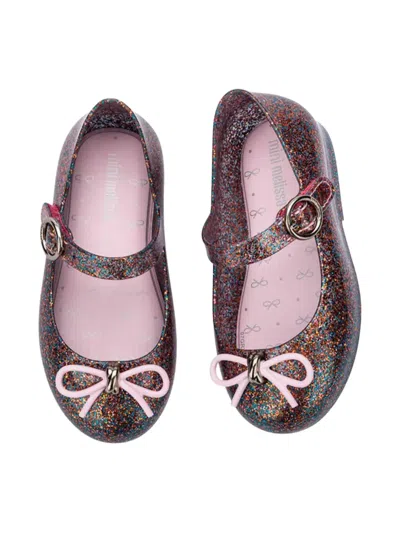 Mini Melissa Sweet Love Ballerinas In Multi