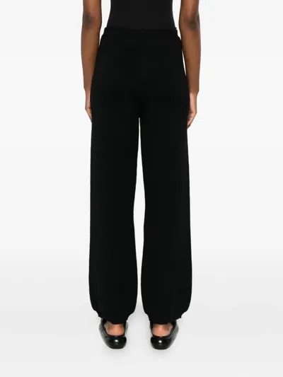 Hannes Roether Elastic-ankles Pants In Black