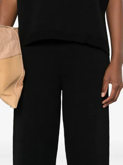 Hannes Roether Elastic-ankles Pants In Black