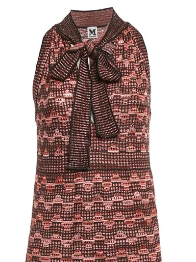 Pre-owned Missoni Halterneck Knit Dress In Multi