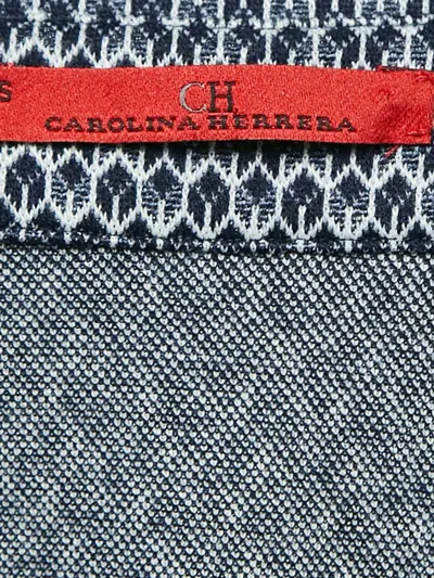 Pre-owned Carolina Herrera Vintage  Knitted Top In Blue
