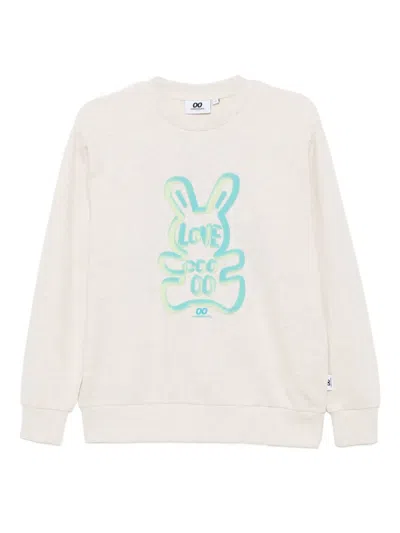 压纹图案棉卫衣