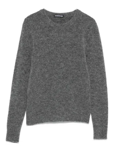 Susanne Bommer Wool Crewneck Sweater In Gray
