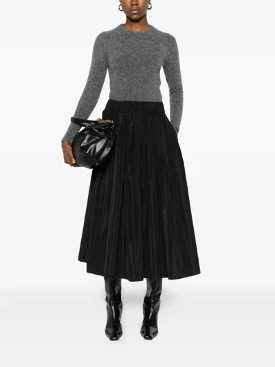 Susanne Bommer Wool Crewneck Sweater In Gray