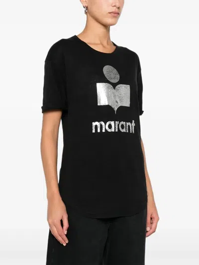 Isabel Marant Étoile Koldi Logo-print T-shirt In Black