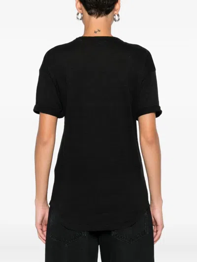 Isabel Marant Étoile Koldi Logo-print T-shirt In Black