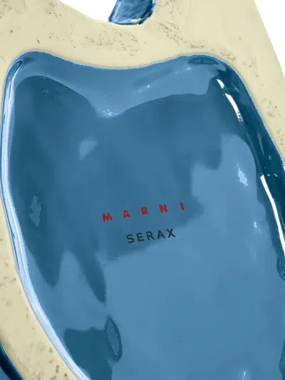 Serax Owl Vase In Blue