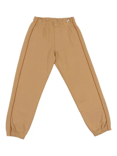 Mini Rodini Elasticated-waistband Track Pants In Neutral