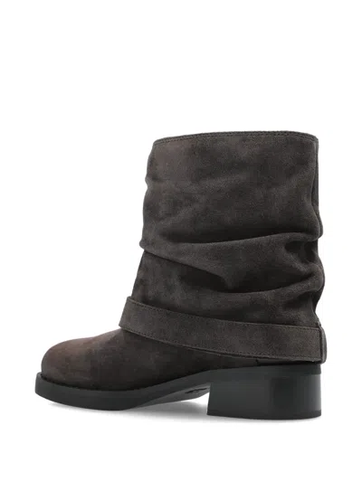 Michael Michael Kors Colby Leather Ankle Boot In Burgundy