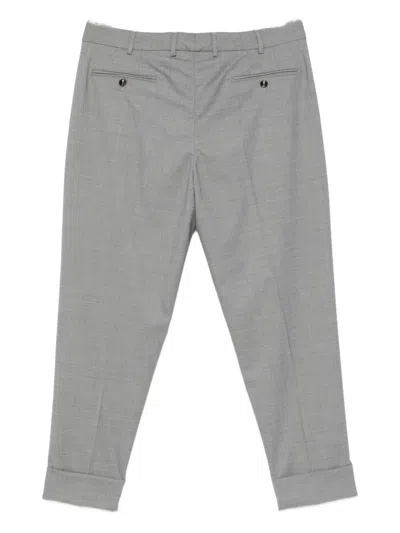Cruna Cuffed-hem Trousers In Gray