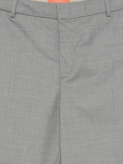 Cruna Cuffed-hem Trousers In Gray