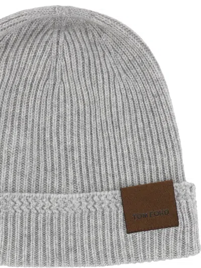 Tom Ford Cashmere Hat In Gray