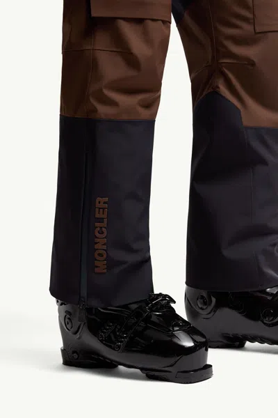 Moncler Adjustable Strap Ski Trousers And Pockets In Multi