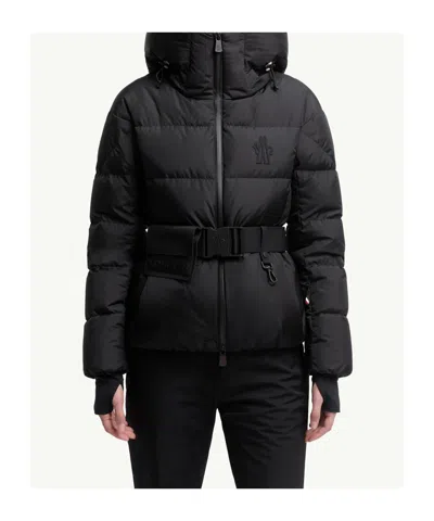 Moncler Grenoble Bouquetin Hooded Down Puffer Jacket In Black