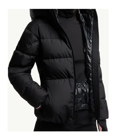 Moncler Grenoble Bouquetin Hooded Down Puffer Jacket In Black