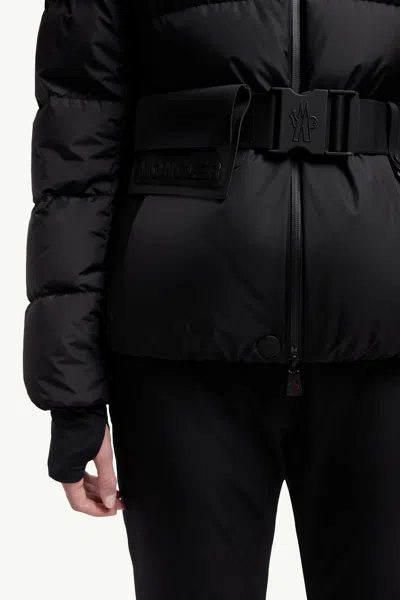 Moncler Grenoble Bouquetin Hooded Down Puffer Jacket In Black