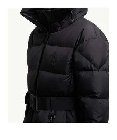 Moncler Grenoble Bouquetin Hooded Down Puffer Jacket In Black