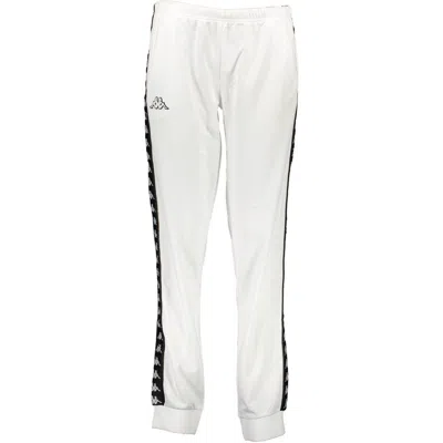 Kappa White Polyester Pant In White
